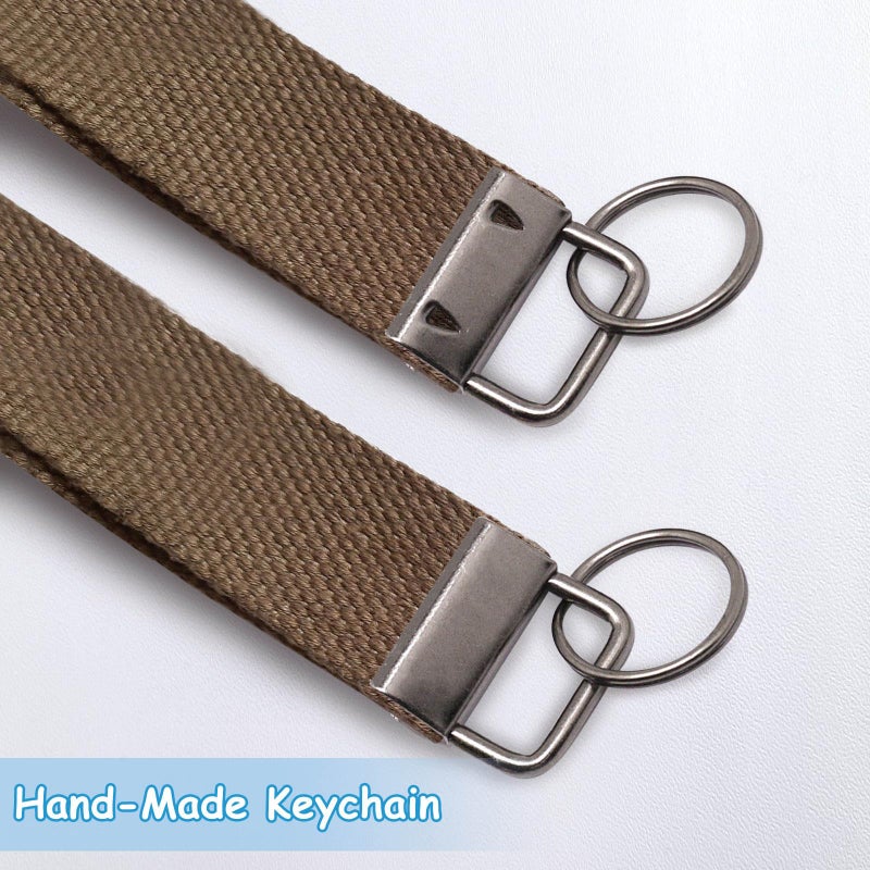 GDFYMI Key Fob Hardware  40Pcs 1 Inch Keychain Hardware Set with Split Ring for Wristlet  Key Lanyard  Keychain Making Kit Crafts DIY Supplies for Gifts (4 Colors) - Image 5